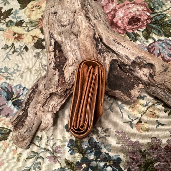 MCM Visetos Trifold Wallet in Cognac, Red & Black - Picture 10 of 11